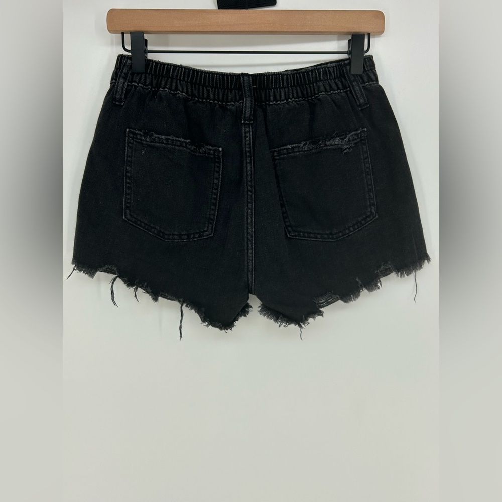 Aerie Daydream Denim Black Shorts Women's XS - Picture 3 of 11
